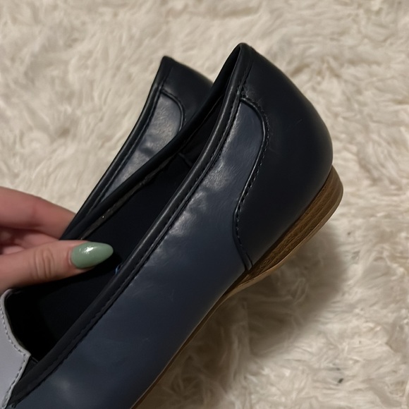 Harborsides blue slip on Libbie flats slides shoes - Picture 5 of 5